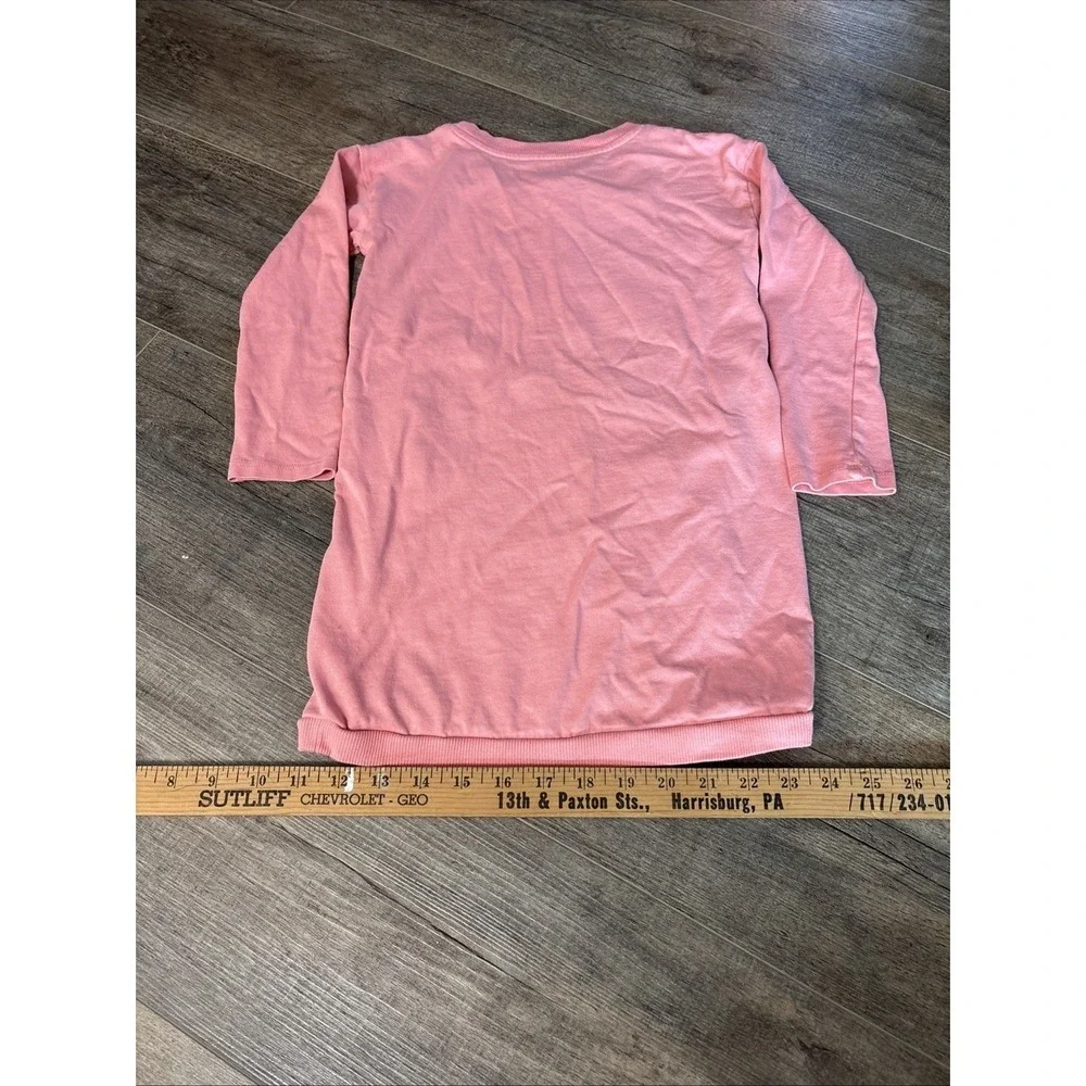 Gymboree Girls‎ Pink Sparkle Quilted Ice Skater Dress Long Sleeve Size 5-6